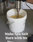 Spa Salt Bars (Geranium + Grapefruit)