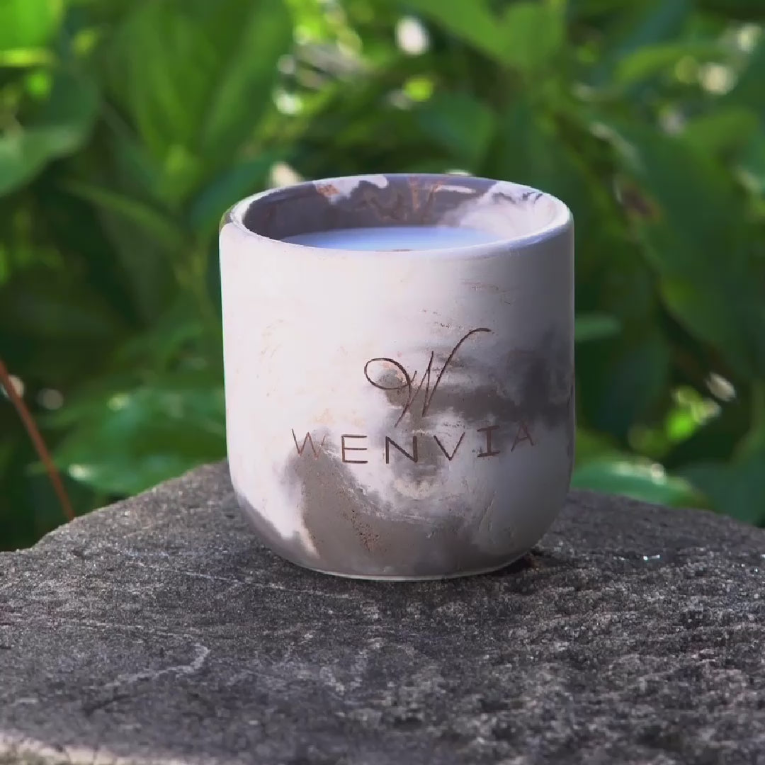 Holiday Concrete Candle Collection